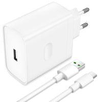 1 x RAW Customer Returns 65W USB Charger for Oppo Super VOOC Charge USB Power Supply with Charging Cable USB Type C Adapter Fast Charger for Oppo Find X5 - RRP €26.89