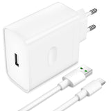 1 x RAW Customer Returns 65W USB Charger for Oppo Super VOOC Charge USB Power Supply with Charging Cable USB Type C Adapter Fast Charger for Oppo Find X5 - RRP €26.89