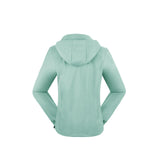 1 x RAW Customer Returns BATHRINS Rain Jacket Women Waterproof Breathable Hiking Jacket Windbreaker Women Lightweight Outdoor Jacket Mesh Lined Cycling Jacket with Hood Light Green, XL  - RRP €40.33