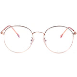 2 x RAW Customer Returns ROSA ROSE Blue Light Filter Glasses Computer Gaming Glasses Anti Fatigue Reading Glasses for Men Women - UV Protection Rose Gold  - RRP €31.98