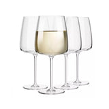 1 x RAW Customer Returns Krosno white wine glasses Set of 4 480ML Modern Collection Glasses for drinking and giving as gifts Perfect for home, restaurant and kitchen Dishwasher safe - RRP €34.5