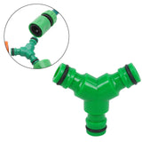 1 x RAW Customer Returns Anyasen quick connector sets quick coupling 1 2 garden hose coupling quick coupling double connection garden hose with shut-off valve, for garden hoses 2 ways and 3 ways, 14 pieces  - RRP €14.99