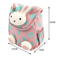 2 x RAW Customer Returns Xinyanmy Cute Rabbit Baby Backpack Children s Backpack for Baby Girls Toddlers 1-3 Years in Kindergarten Pink  - RRP €40.32