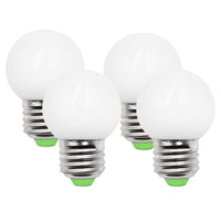 1 x RAW Customer Returns E27 socket 3W Edison screw LED bulbs 3W equivalent to 30W halogen warm white 2700K G45 mini globe 360 beam angle not dimmable AC220-240V decorative lighting light bulb lamp pack of 4  - RRP €15.99