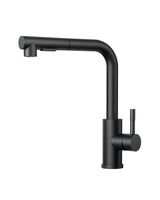 1 x RAW Customer Returns FORIOUS kitchen faucet, high pressure kitchen faucet with shower, pull-out faucet, mixer tap, kitchen sink faucet, kitchen faucets, 360 swivel, two spray functions, matt black - RRP €62.11