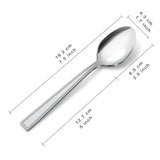 1 x RAW Customer Returns Soup Spoons 24 Pieces, Hunnycook Stainless Steel Spoon Set, Cutlery Tablespoon Soup Spoon Set for Home Party Restaurants Cafeterias, Highly Polished Dishwasher Safe - 7.5 Inch 19.2 cm  - RRP €13.1