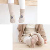 1 x RAW Customer Returns Exemaba Baby Non-slip Socks, 5 Pairs Warm Winter Socks, Non-slip Crawling Socks for Girls and Boys, A1, 1-3 Years - RRP €24.0