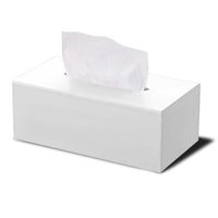 1 x RAW Customer Returns Kawaii handkerchiefs box Sinxioer tissue box, cosmetic tissue box white. AxLxD 9x25x13cm, rectangular white  - RRP €19.15