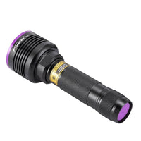 1 x RAW Customer Returns Alonefire SV41 10W 395nm UV Flashlight USB Rechargeable Ultraviolet Black Light Pet Urine Detector for UV Resin, Fishing, Mineral, Amber with UV Protective Glasses, Charger, Battery Included - RRP €27.25