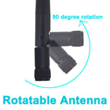 1 x RAW Customer Returns BOOBRIE 2 x 2.4GHz 2Dbi RP SMA Male Hole B G N Omnidirectional WiFi Signal Antenna WiFi Cable 2 x 25cm IPX IPEX MHF4 M.2 NGFF U.FL to RP SMA Female Pin WiFi Spiral cable - RRP €8.19