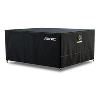 1 x RAW Customer Returns Awnic garden furniture cover waterproof with hooks winterproof, 420D Oxford with AlicanTex weatherproof technology, windproof anti-UV garden table cover, rectangular black 200 160 71cm  - RRP €36.29