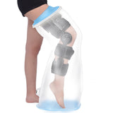 1 x RAW Customer Returns YUNCHI Shower Protector Leg Long Adult Anti Slip XL Plaster Protector Waterproof Reusable Bandage Protector For Orthosis Blocks Fixator Thigh Knee Plaster Plaster Bandages Long Leg Protector XL  - RRP €25.2