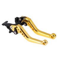 1 x RAW Customer Returns Keenso Motorcycle Clutch Brake Lever, 1 Pair CNC Aluminum Alloy Motorcycle Clutch Lever Drum Brake Lever Handle Golden  - RRP €17.2