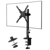 1 x RAW Customer Returns PUTORSEN monitor mount 1 monitor for 13-35 inch monitors LCD LED TVs, height adjustable screen mount, tilt and rotate monitor arm, monitor stand, 10kg per arm, VESA 75x75 to 200x200mm - RRP €35.27