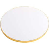 2 x RAW Customer Returns DEAYOU 8pcs Cake Plate Drum 12 Gold Round Cake Plates 13mm Thick Seamless Greaseproof Film Cake Cardboard Circles for Heavy or Multilayer Cakes Pastry Display Smooth - RRP €47.42