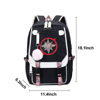 1 x RAW Customer Returns ZHENGGE Kpop Stray Kids School Backpack Merchandise, Casual Stray Kids Backpack, Black, One Size - RRP €32.92