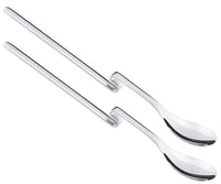 3 x RAW Customer Returns CHG stainless steel spoon with anti-slip bend, family set with 6 spoons - RRP €58.62