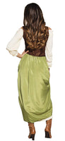 1 x RAW Customer Returns Boland - Costume for adults Medieval landlady, medieval woman, dress with blouse, petticoat, corset, carnival, Halloween, Mardi Gras, theme party - RRP €37.02