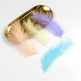 1 x RAW Customer Returns Raibertin Soft Turkey Marabou Feathers for DIY Crafts Earrings DIY Dream Catcher White  - RRP €36.0