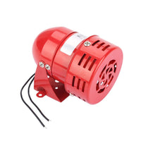 1 x RAW Customer Returns MS-190 Engine Alarm, 220V 120DB Mini Metal Motor Alarm Industrial Sound Electric Guard Against Theft Red  - RRP €22.57