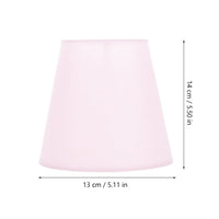 1 x RAW Customer Returns OSALADI Lampshade Fabric Lampshade for Table Lamps E14 Base Fabric Lampshade Replacement Chandelier Lampshade Light Cover for Floor Lamp 14 x 14 x 13 cm Pink Vintage - RRP €14.73