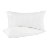 1 x RAW Customer Returns puredown Pack of 2 Luxury Goose Down Pillows with 100 Cotton Cover, Dust Mite and Washable, White 40x80cm - RRP €51.34