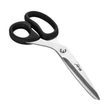 1 x RAW Customer Returns Mr.do Scissors Professional Super Sharp for Sewing Fabric Textile with Black Rubber Comfort Grip, Household Scissors Office Scissors Multipurpose, 255 mm Long - RRP €11.99