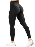 1 x RAW Customer Returns TAYOEA Women s Sports Leggings Seamless Scrunch Butt Push Up Leggings Opaque Gym Fitness Pants High Waist Sports Pants Yoga Pants Black, M - RRP €24.99