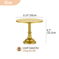 1 x RAW Customer Returns NUPTIO Gold Cake Stand Wedding Birthday Party 30cm Cupcake Base Metal Round Event Dessert Display - RRP €28.74