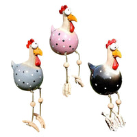 1 x RAW Customer Returns Gobesty 3 Pcs Garden Decoration Chicken Decoration, Resin Garden Stake Animal Figure, Handmade Garden Statue Decorative Hen Chicken, Animal Figurine Farmhouse, Patio Weatherproof Outdoor Garden Decoration - RRP €23.18