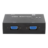 1 x RAW Customer Returns VGA Switch 2 PC 1, 2 in 1 Out Switch Switch Box VGA Splitter Adapter 2 Computers 1 Screen, for Laptop Desktop Printer Keyboard Support XVGA SVGA UXGA - RRP €16.89