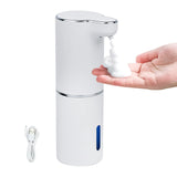 1 x RAW Customer Returns Aolkee Automatic Soap Dispenser 300 ml, Electric Soap Dispenser with USB Touchless, Hand Soap Dispenser for Kitchen Bathroom Hotel, 3 Levels Volume Control - RRP €24.91