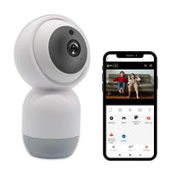 1 x RAW Customer Returns Konyks Camini indoor camera, WiFi, Full HD, Motorized 355 , Motion detection alert, Notifications, Night vision - RRP €38.44