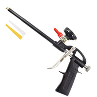 1 x RAW Customer Returns UYUYong Foam Gun Stainless Steel Aluminum Construction Foam Gun PTFE with Switch No-Clean No-Cleaner PU Foam Gun with Ergonomic Handle for Gun Foam Assembly Foam Seal Filling - RRP €17.77