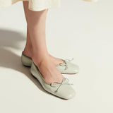 1 x RAW Customer Returns C.Paravano Women s Ballerinas Elegant Soft Casual Dance Ballet Flat Shoes 40,Green  - RRP €122.0