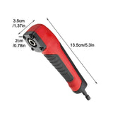 1 x RAW Customer Returns Faderr 1 x Right Angle Drill 1 4 Hex Handle Right Angle Attachment 90 Degree Corner Drill Chuck Screwdriver Extension Red  - RRP €24.0