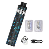 1 x RAW Customer Returns VAPTIO SOLO-II Kit Vape Pen 3000mAh Built-in Battery 50W Network Coil for 2.0ml All-in-One Tank Electronic Cigarette, No E Liquid No Nicotine Dark Blue  - RRP €22.8