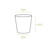 1 x RAW Customer Returns BIOZOYG organic paper cups I disposable tableware drinking cups paper cups compostable and biodegradable cups I white, unprinted, environmentally friendly coffee cups 50 pieces 50ml 2oz - RRP €11.9