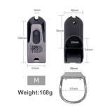 1 x RAW Customer Returns NAIXBTY New App Remote Control Electric Shock Chastity Cage Two Sizes Male Chastity Belt SM Chastity Belt Men Extreme Cock Cage Bondage Chastity Stimulate Sex Toys For Men M  - RRP €124.22