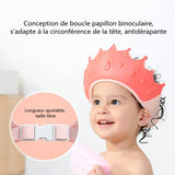 1 x Brand New LATRAT Baby Shower Hat, Baby Bath Visor, Kids Shampoo Bonnet, Adjustable Visor Bath Cups for Children Protect Children s Eyes and Ears Pink  - RRP €24.0