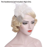 1 x RAW Customer Returns STfantasy 20S Blonde Finger Wave Wig Flapper Curly Synthetic Hair for Women 1920s Cosplay Costume Halloween Party Daily Daily Wear - RRP €27.22