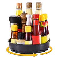 6 x Brand New goldmiky Stainless Steel Lazy Susan Kitchen Organizer, 10 Inch Rotating Tray, for Refrigerator, Spice Rack, Cabinet, Kitchen - RRP €115.2