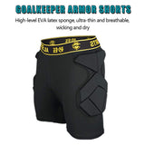 1 x RAW Customer Returns SHINESTONE Men s Sports Soccer Long Trousers Crashproof Men s Goalkeeper Goalkeeper Padded Shorts XL  - RRP €23.99