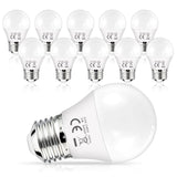 1 x RAW Customer Returns UYHGO E27 LED lamp warm white, 3W replaces 25 watt light bulbs, G45 ball bulbs, 180 beam angle energy saving lamp, not dimmable, pack of 10 - RRP €16.04