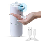 1 x RAW Customer Returns KEAGAN automatic soap dispenser, electric soap dispenser, non-contact electric soap dispenser with infrared sensor, foam soap dispenser, suitable for kitchen, bathroom - RRP €23.59