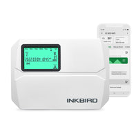 1 x RAW Customer Returns Inkbird irrigation computer, IIC-800-WIFI 8 zones programming device irrigation system seasonal adjustment with weatherproof cover rain bypass - RRP €95.99