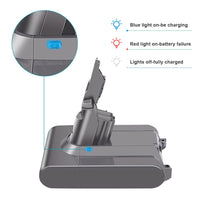 1 x RAW Customer Returns ASUNCELL 21.6V 4600mah v7 battery replacement battery for Dyson V7, Animal, Tigger, Absolute, Motorhead Pro, HEPA, vacuum cleaner cordless handheld vacuum cleaner battery with 1 brushed 1 filter 1 rear filter element - RRP €27.99