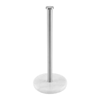 1 x RAW Customer Returns KES Standing Kitchen Roll Holder Floor Standing Roll Holder Countertop with Marble Base Kitchen Roll Holder 18 8 Brushed Stainless Steel, KPH100-2 - RRP €30.05