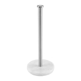 1 x RAW Customer Returns KES Standing Kitchen Roll Holder Floor Standing Roll Holder Countertop with Marble Base Kitchen Roll Holder 18 8 Brushed Stainless Steel, KPH100-2 - RRP €30.05