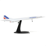 1 x RAW Customer Returns NUOTIE 1 200 Concorde Airplane Model Diecast Metal Airplane Model Kit Simulation Display Airplane Model Two Versions Available for Display Collections 1 200 France Airways  - RRP €54.99